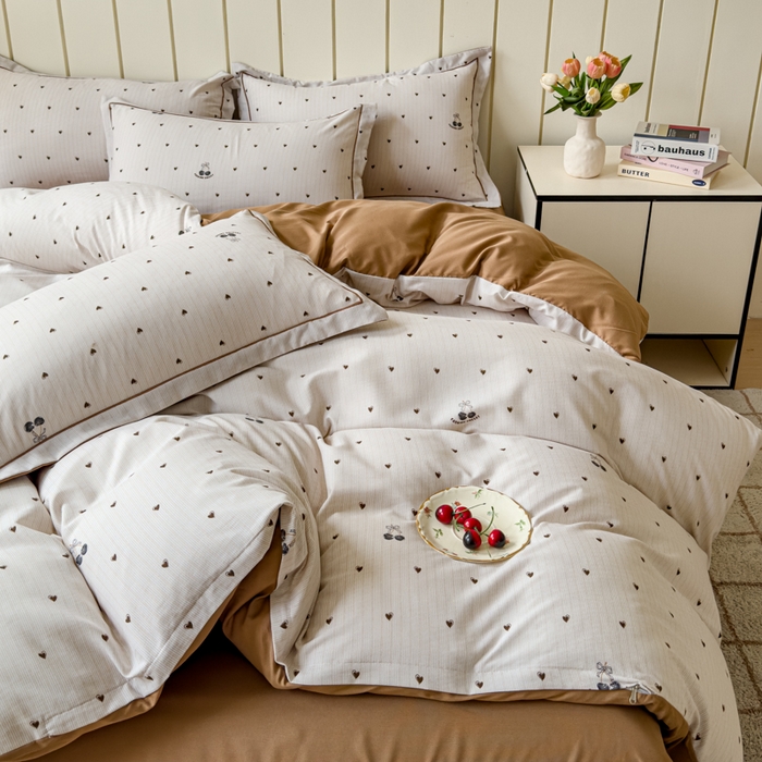 91家纺网 家纺一手货源 找家纺 可思家纺2025新款可思-简单款双层纱套件 小咖心