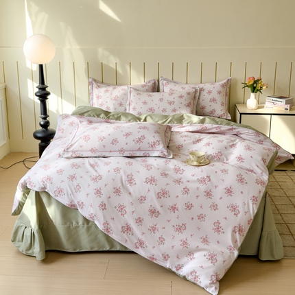 91家纺网 家纺一手货源 找家纺 （总）可思家纺2025新款可思-简单款双层纱套件