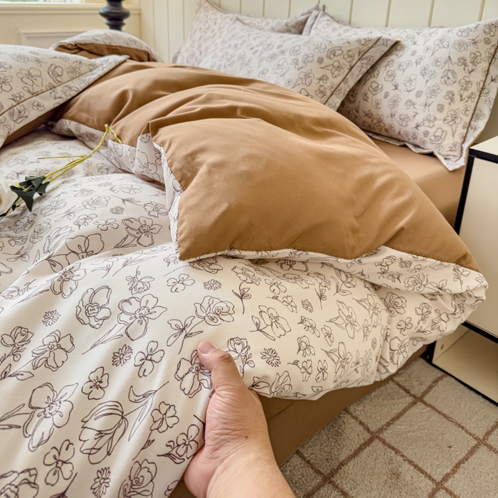 91家纺网 家纺一手货源 找家纺 可思家纺2025新款可思-简单款双层纱套件 莱卡