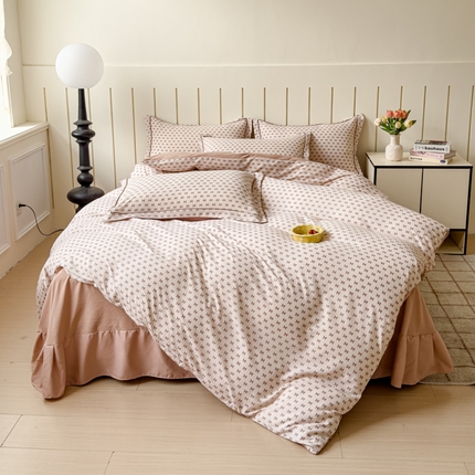 91家纺网 家纺一手货源 找家纺 （总）可思家纺2025新款可思-简单款双层纱套件