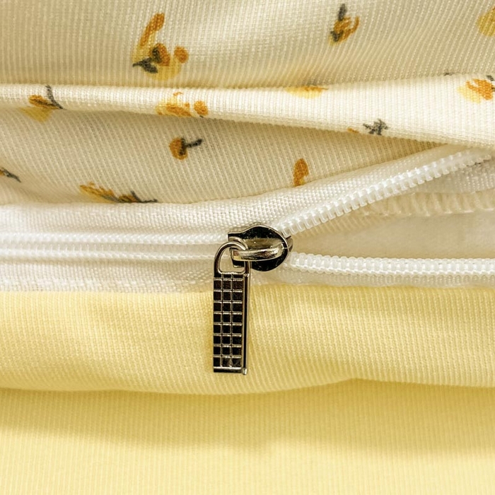 91家纺网 家纺一手货源 找家纺 新印象 2025新款有氧针织棉双层纱四件套幻绮