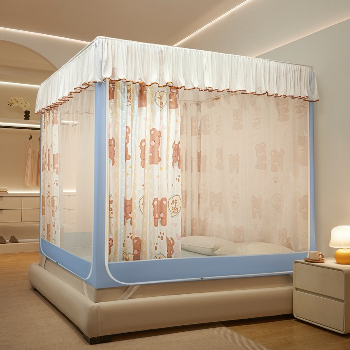 91家纺网 家纺一手货源 找家纺 卓尔居 （总）2025新款成人坐床床帘系列蚊帐