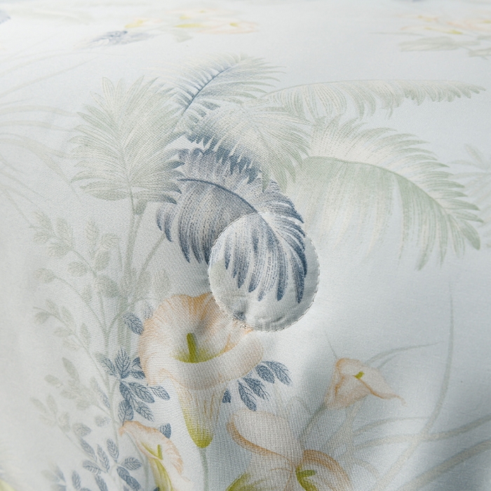 91家纺网 家纺一手货源 找家纺 千嘻汇2025新款水洗天丝真丝夏被四件套夏凉被空调被 贝加尔绿