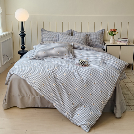 91家纺网 家纺一手货源 找家纺 （总）可思家纺2025新款可思-简单款双层纱套件