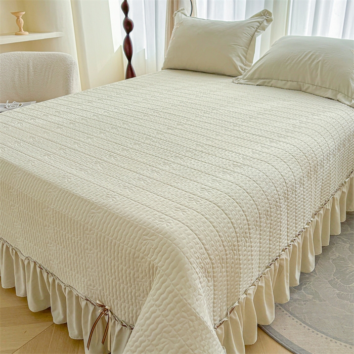 91家纺网 家纺一手货源 找家纺 恒爱家纺 2025糯糯棉庄生梦蝶单床盖 庄生梦蝶-翠绿