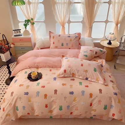 91家纺网 家纺一手货源 找家纺 （总）奈萝家纺2025新款全棉 小号三件套 标准四件套