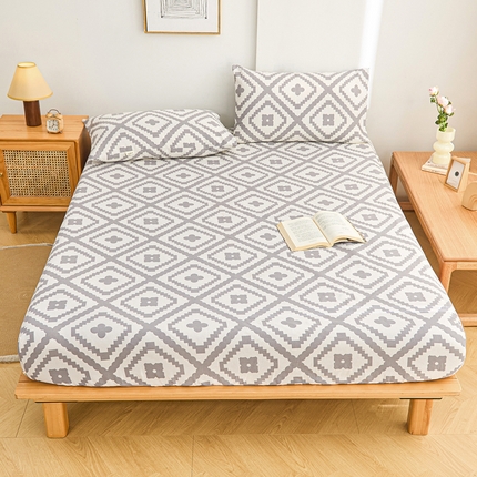 91家纺网 家纺一手货源 找家纺 （总）棉乐町家居  2025新款原棉粗布床笠