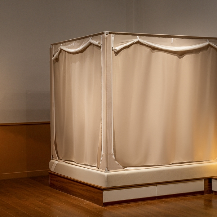 91家纺网 家纺一手货源 找家纺 飞轮海 2025新款全包遮光防蚊蚊帐Z31 香槟