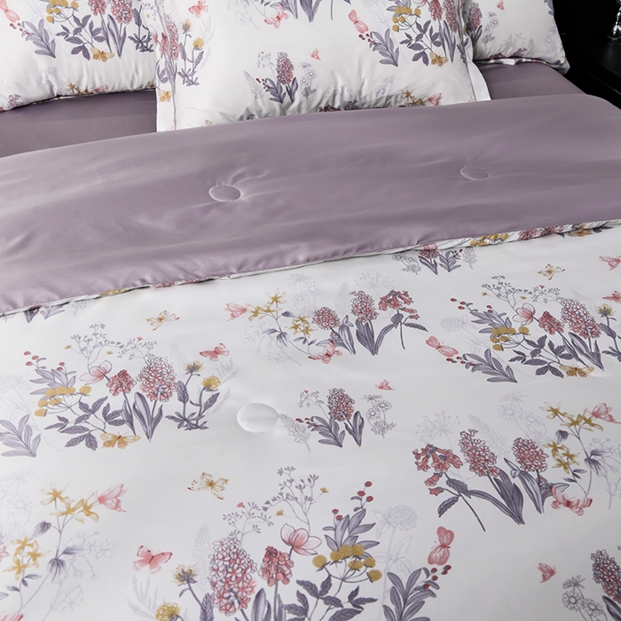 91家纺网 家纺一手货源 找家纺 千嘻汇2025新款水洗天丝真丝夏被四件套夏凉被空调被 安然