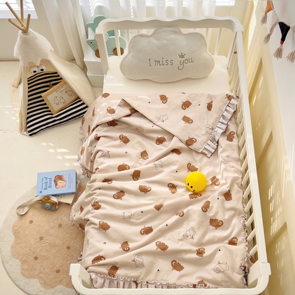91家纺网 家纺一手货源 找家纺 （总）御棉坊 2025新款A类泡芙棉儿童夏被