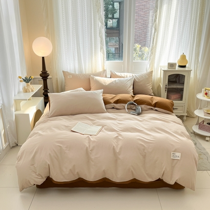 91家纺网 家纺一手货源 找家纺 （总）寐居家纺 2025新款色织水洗棉套件