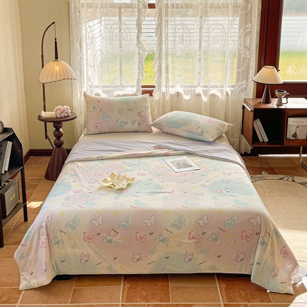 91家纺网 家纺一手货源 找家纺 （总）小禹仔 2025新款针织凉感丝印花夏被夏凉被