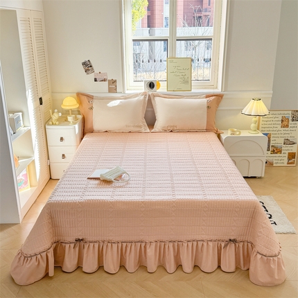 恒爱家纺 糯糯棉闪耀单床盖 闪耀-米棕