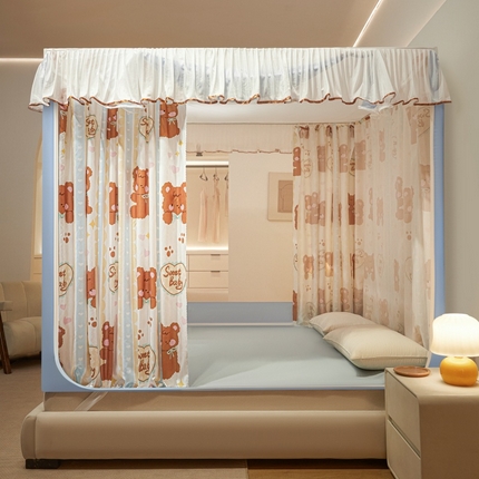 91家纺网 家纺一手货源 找家纺 卓尔居 （总）2025新款成人坐床床帘系列蚊帐