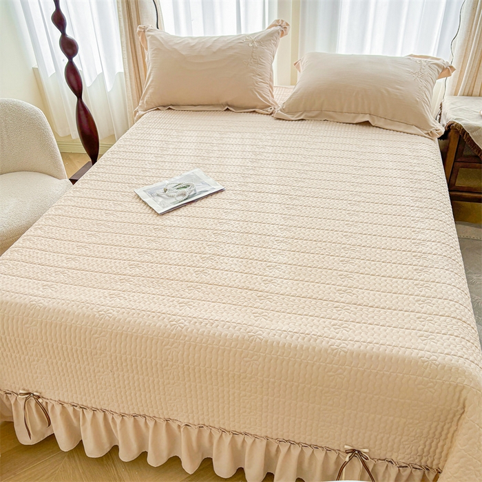 91家纺网 家纺一手货源 找家纺 恒爱家纺 2025糯糯棉庄生梦蝶单床盖 庄生梦蝶-卡其