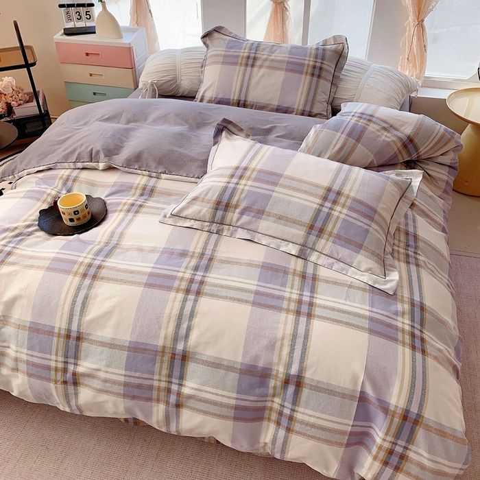 91家纺网 家纺一手货源 找家纺 奈萝家纺2025新款全棉 小号三件套 标准四件套 青春格调