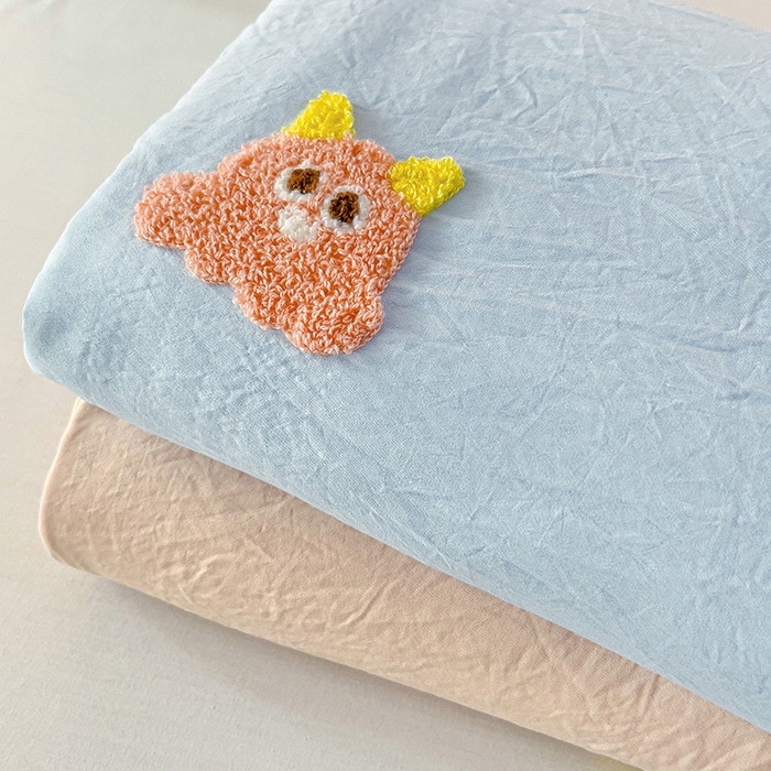 91家纺网 家纺一手货源 找家纺 （总）韩巢家纺  2025超柔水洗棉毛巾绣床上用品四件套-小精灵系列（提供卖家秀 ）