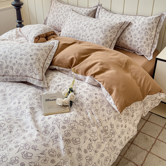 91家纺网 家纺一手货源 找家纺 可思家纺2025新款可思-简单款双层纱套件 莱卡