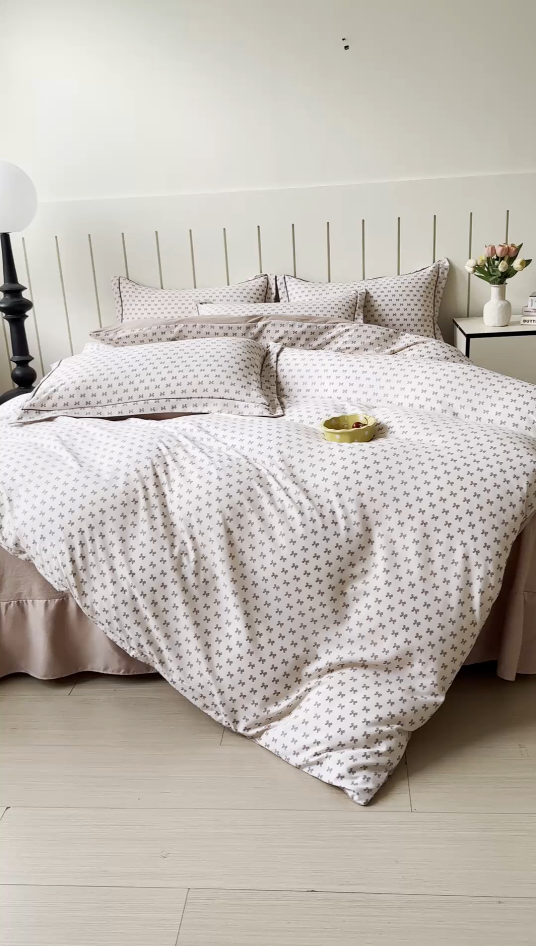 91家纺网 家纺一手货源 找家纺 可思家纺2025新款可思-简单款双层纱套件 小美好