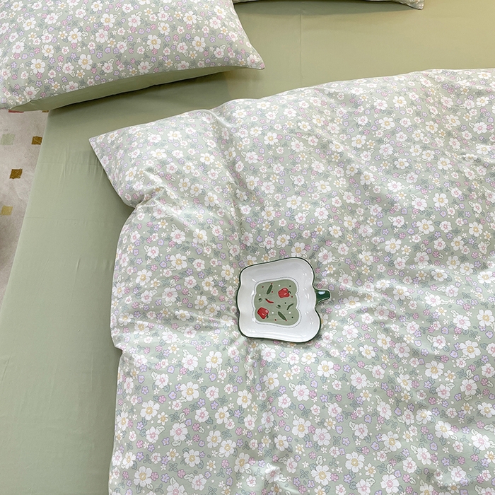 91家纺网 家纺一手货源 找家纺 丫丫家纺 2025全棉13070单床单床笠纯棉单品枕套床笠床单（有预缩尺寸 售后无忧 免费提供买家秀） 木棉花