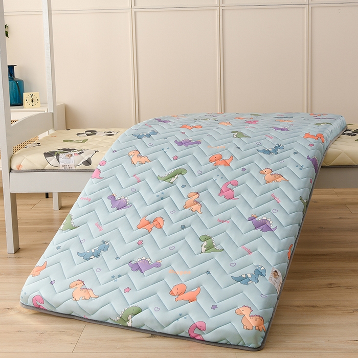 91家纺网 家纺一手货源 找家纺 亿丁点床垫 2025新款牛奶丝学生和地铺专用床垫 恐龙