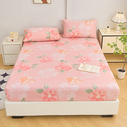 棉乐町家居  2025新款原棉粗布床笠 面朝花海