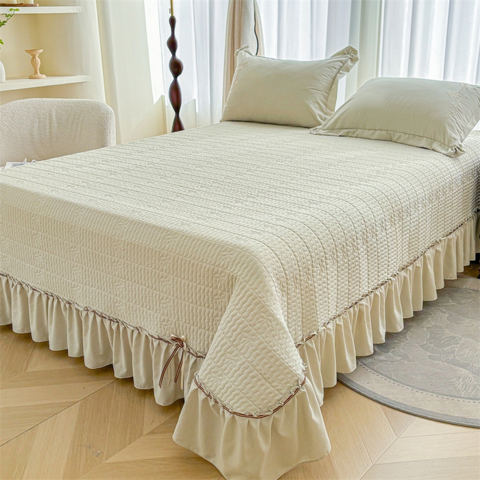 91家纺网 家纺一手货源 找家纺 恒爱家纺 2025糯糯棉庄生梦蝶单床盖 庄生梦蝶-翠绿