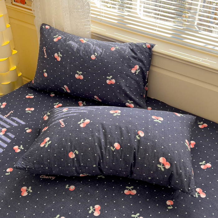 91家纺网 家纺一手货源 找家纺 纽缦家纺 2025新款云感提花双层纱韩版四件套 大吉大厘