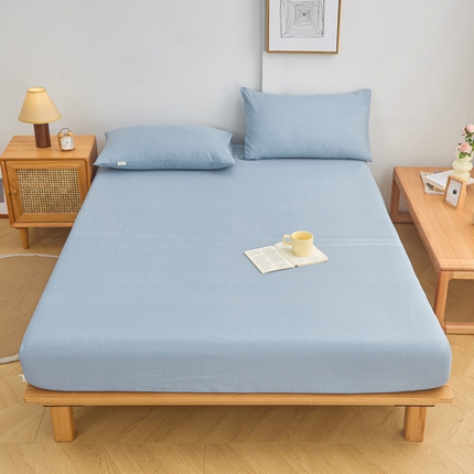 棉乐町家居  2025新款原棉粗布床笠 偶遇