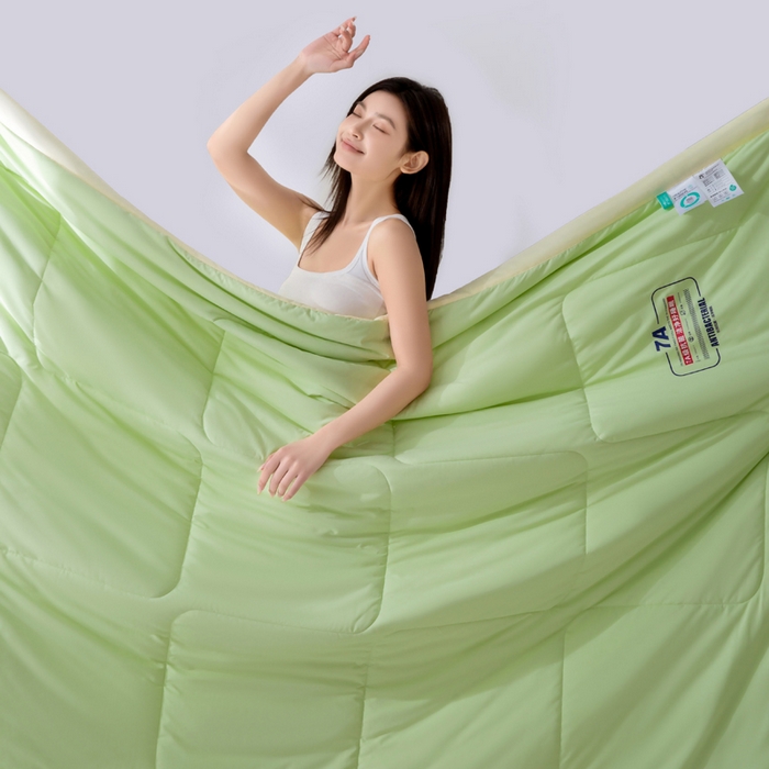 91家纺网 家纺一手货源 找家纺 （总）苏秦家纺 2025夏季新款7A抗菌冰柔小奶皮夏被