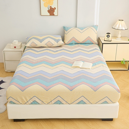 91家纺网 家纺一手货源 找家纺 （总）棉乐町家居  2025新款原棉粗布床笠