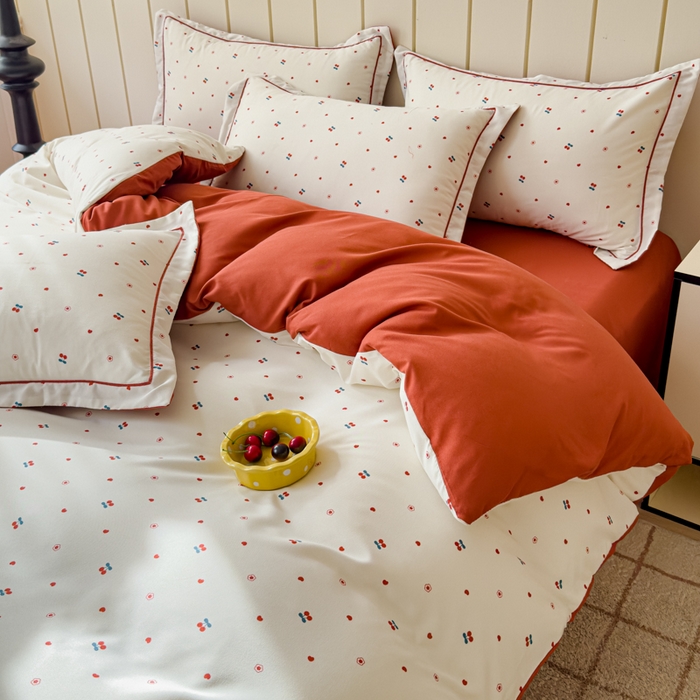 91家纺网 家纺一手货源 找家纺 可思家纺2025新款可思-简单款双层纱套件 小确幸