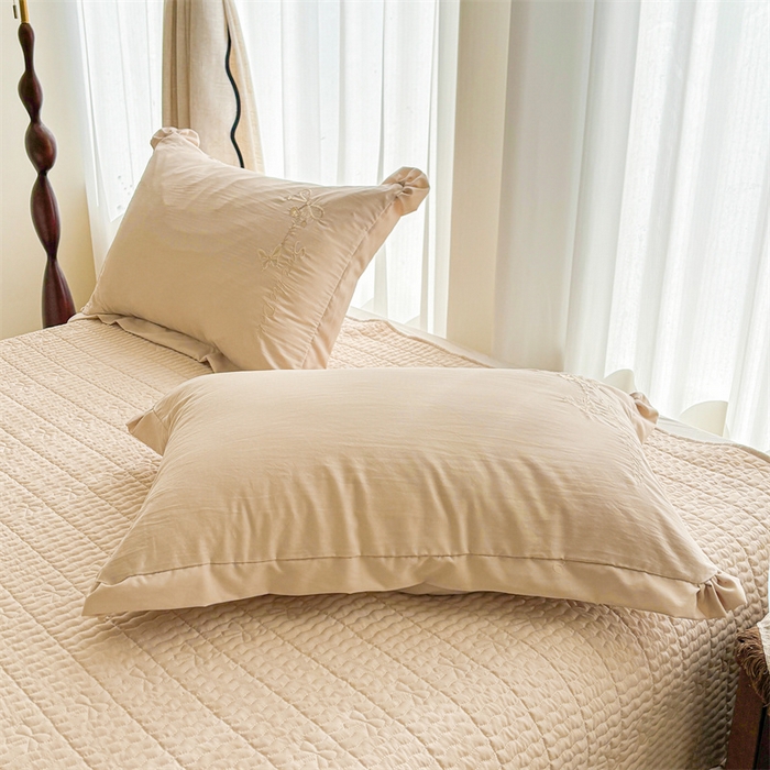 91家纺网 家纺一手货源 找家纺 恒爱家纺 2025糯糯棉庄生梦蝶单床盖 庄生梦蝶-卡其