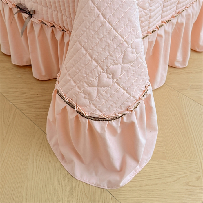 91家纺网 家纺一手货源 找家纺 恒爱家纺 糯糯棉闪耀单床盖 闪耀-豆粉