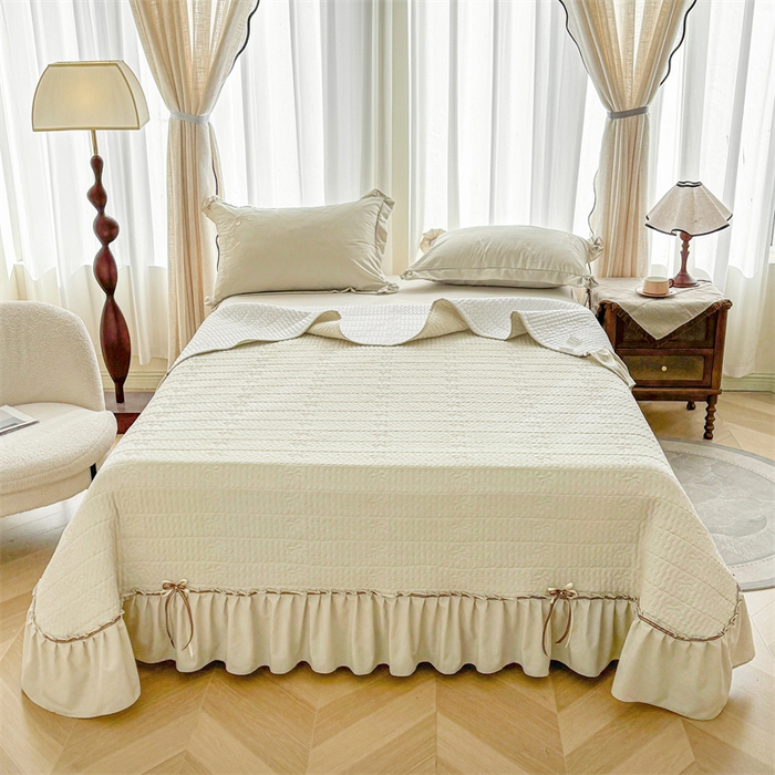 91家纺网 家纺一手货源 找家纺 恒爱家纺 2025糯糯棉庄生梦蝶单床盖 庄生梦蝶-翠绿