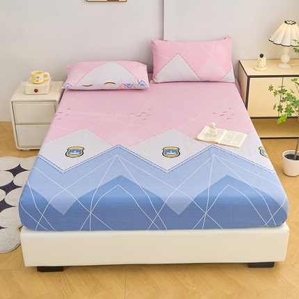 棉乐町家居  2025新款原棉粗布床笠 思绪