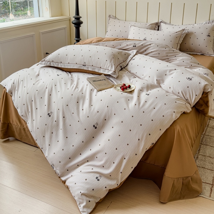 91家纺网 家纺一手货源 找家纺 可思家纺2025新款可思-简单款双层纱套件 小咖心