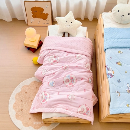 91家纺网 家纺一手货源 找家纺 （总）御棉坊 2025新款A类三丽鸥凉感丝豆豆儿童夏被