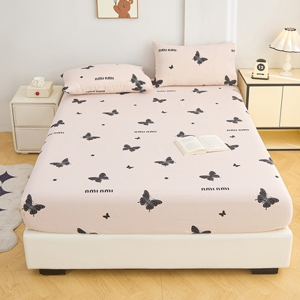 91家纺网 家纺一手货源 找家纺 （总）棉乐町家居  2025新款原棉粗布床笠