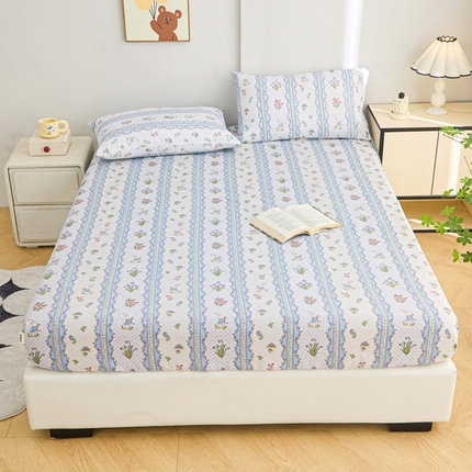 91家纺网 家纺一手货源 找家纺 （总）棉乐町家居  2025新款原棉粗布床笠