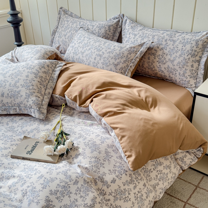 91家纺网 家纺一手货源 找家纺 可思家纺2025新款可思-简单款双层纱套件 木兮