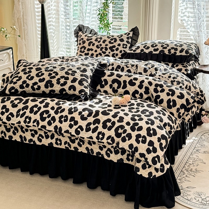 91家纺网 家纺一手货源 找家纺 （总）金盛皇朝家纺 2025新款法式赫本风大花卉床盖四件套