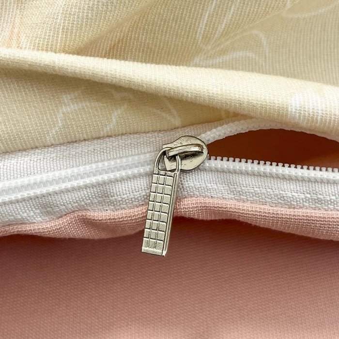 91家纺网 家纺一手货源 找家纺 新印象 2025新款有氧针织棉双层纱四件套初晴