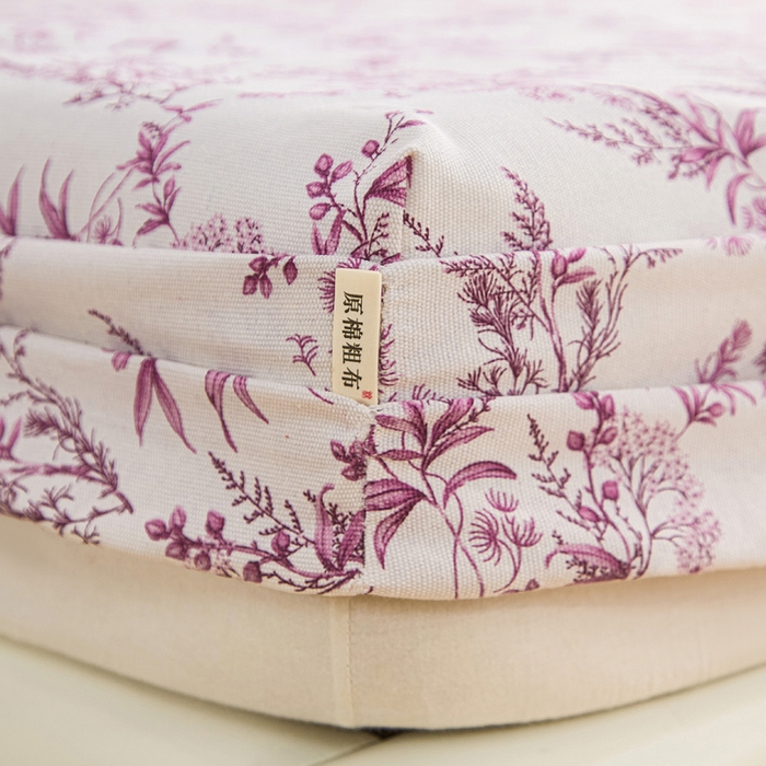 91家纺网 家纺一手货源 找家纺 棉乐町家居  2025新款原棉粗布床笠 瑞莎