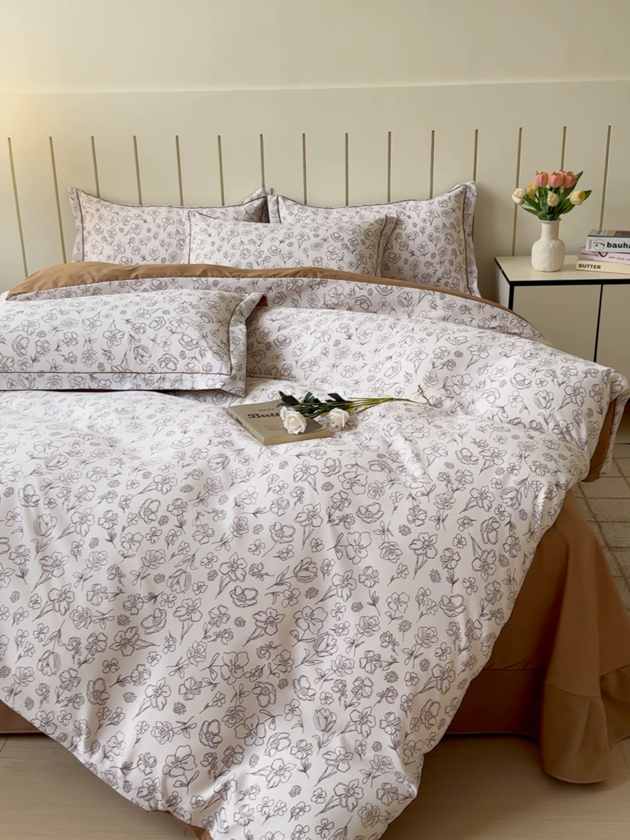 91家纺网 家纺一手货源 找家纺 可思家纺2025新款可思-简单款双层纱套件 莱卡