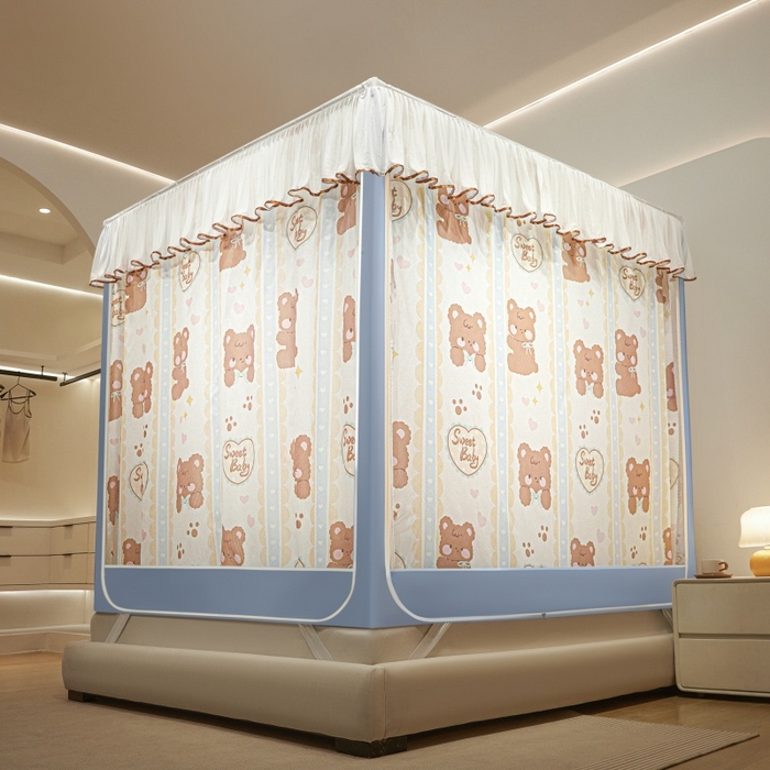 91家纺网 家纺一手货源 找家纺 卓尔居 （总）2025新款成人坐床床帘系列蚊帐