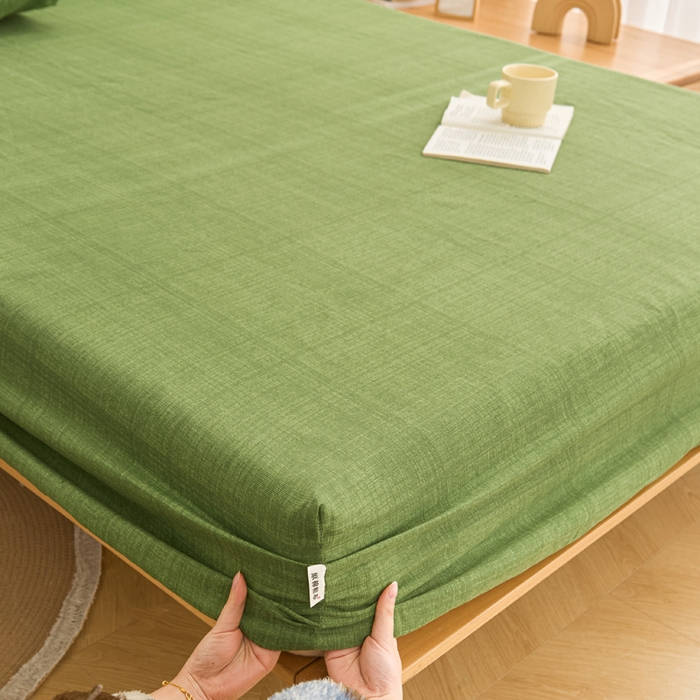 91家纺网 家纺一手货源 找家纺 （总）棉乐町家居  2025新款原棉粗布床笠