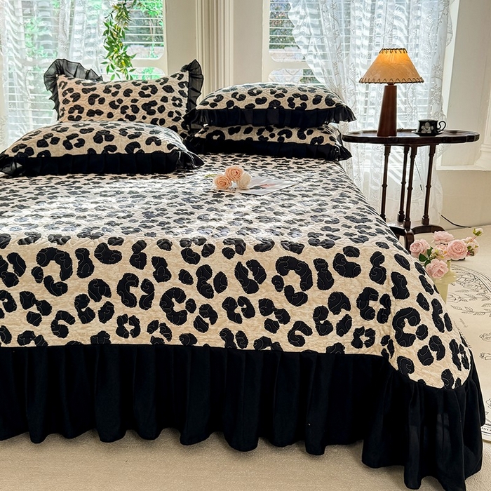 91家纺网 家纺一手货源 找家纺 （总）金盛皇朝家纺 2025新款法式赫本风大花卉床盖四件套