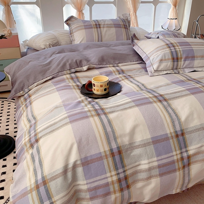 91家纺网 家纺一手货源 找家纺 奈萝家纺2025新款全棉 小号三件套 标准四件套 青春格调