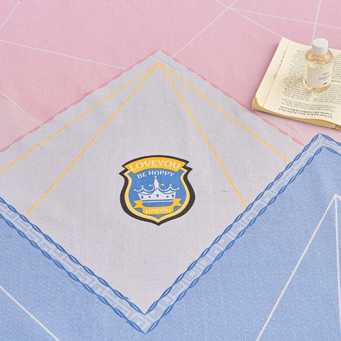 91家纺网 家纺一手货源 找家纺 棉乐町家居  2025新款原棉粗布床笠 思绪